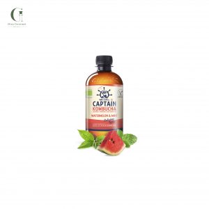 Trà dưỡng sinh Kombucha hữu cơ vị Dưa Hấu Bạc Hà 400ml